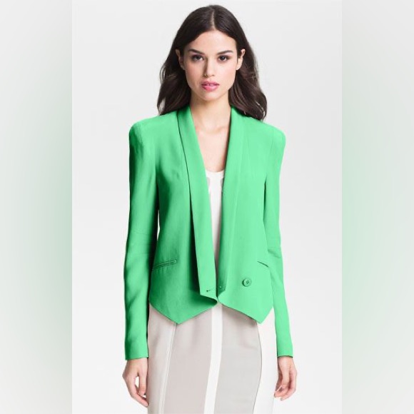 Rebecca Minkoff Becky Green Jacket/Blazer Size 2